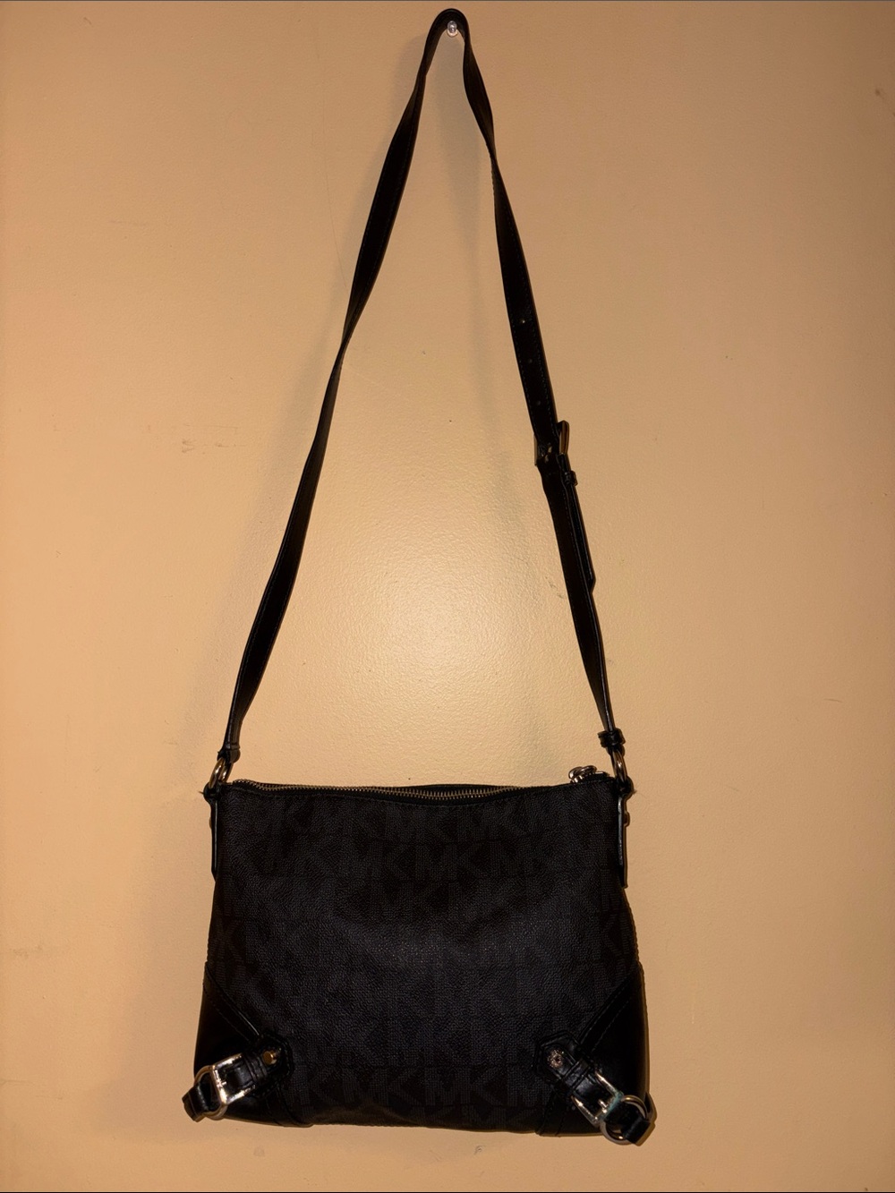 Michael Kors Black Logo Crossbody Bag